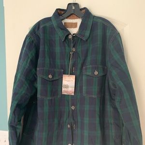 Sherpa lined Flannel Jacket